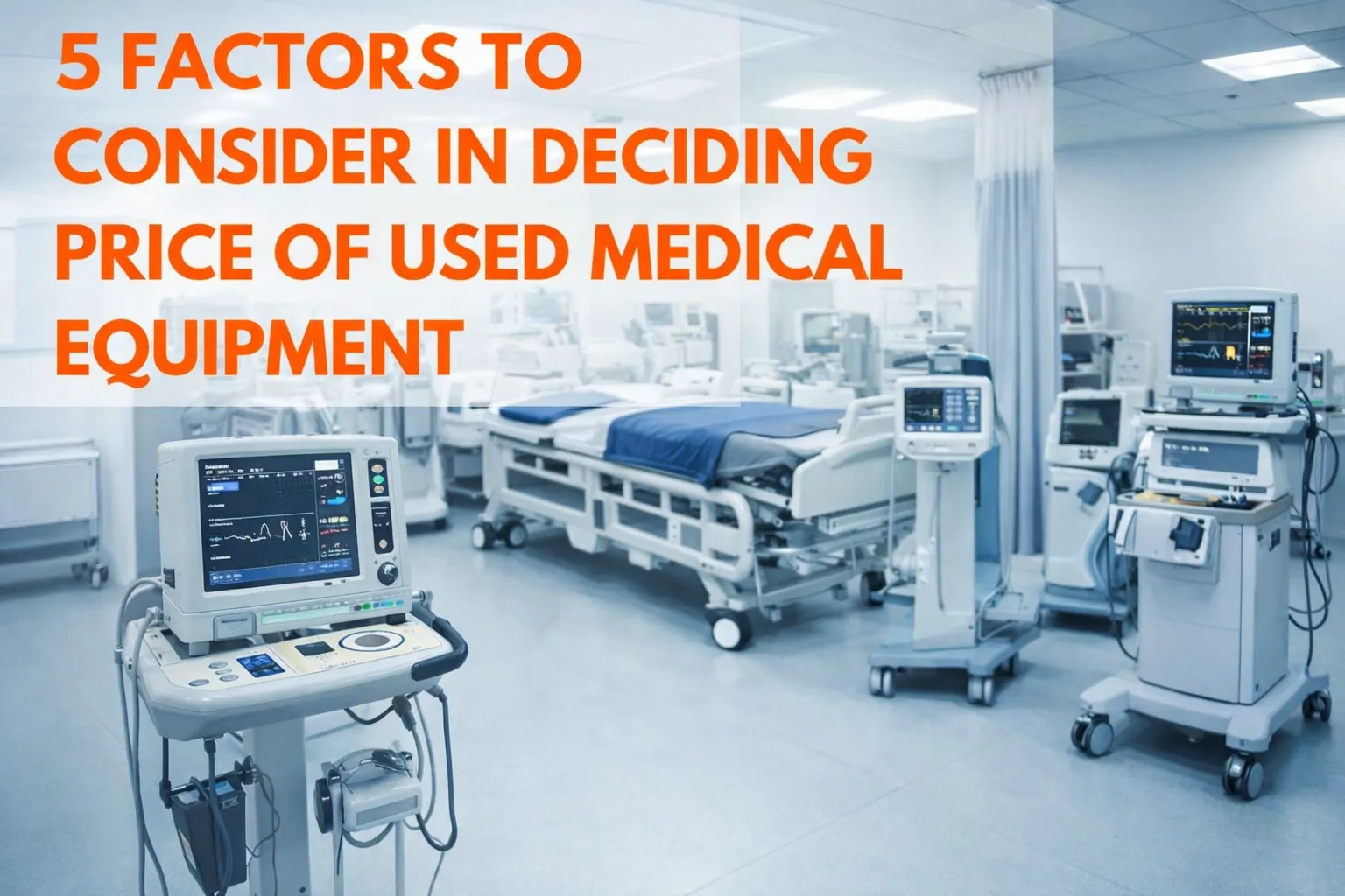 5 Factors to Consider in Deciding the Price of Used Medical Equipment