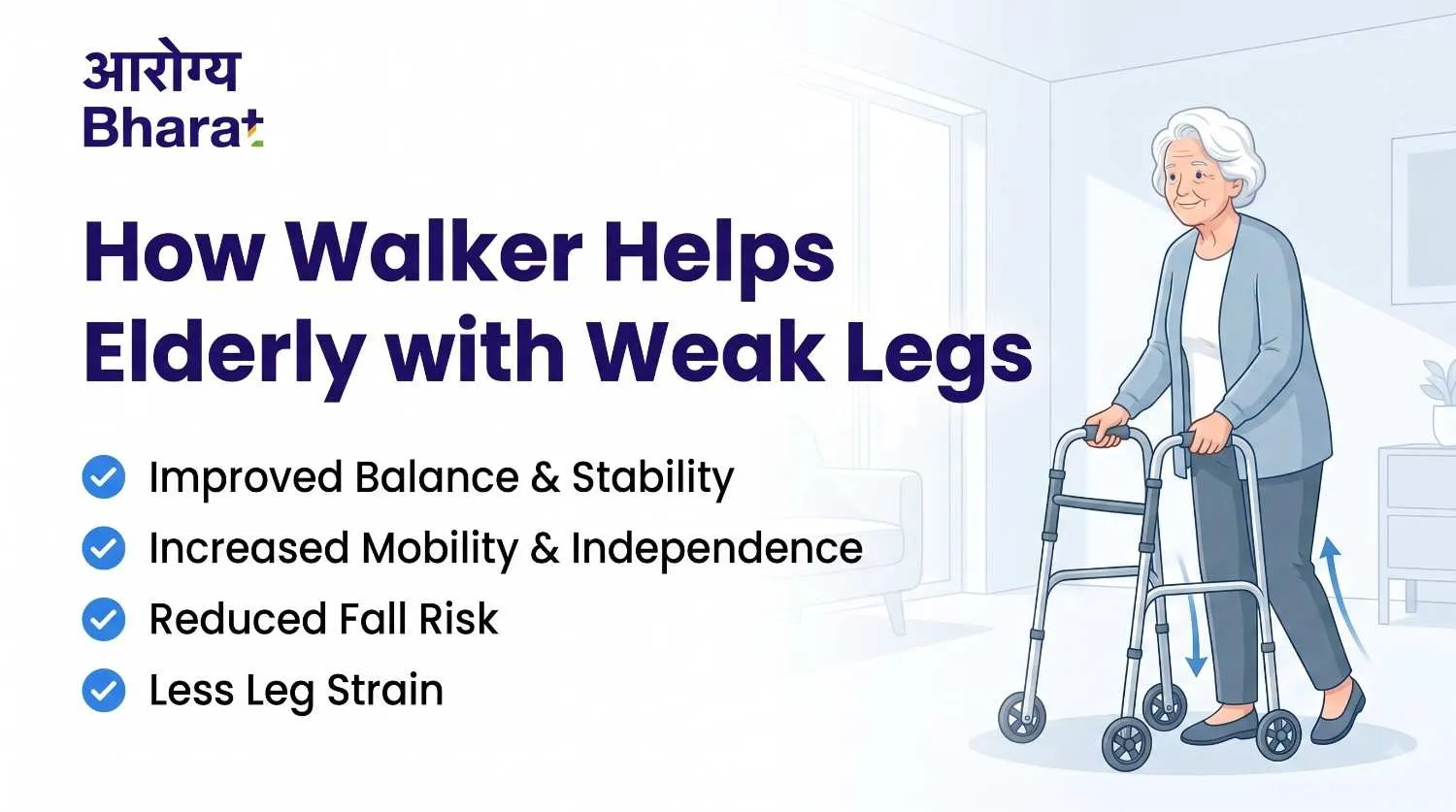 How Walker Helps Elderly with Weak Legs