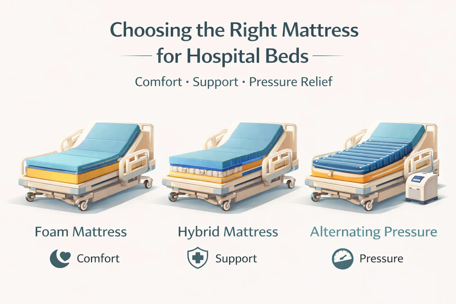 Choosing the Right Mattress for Hospital Beds