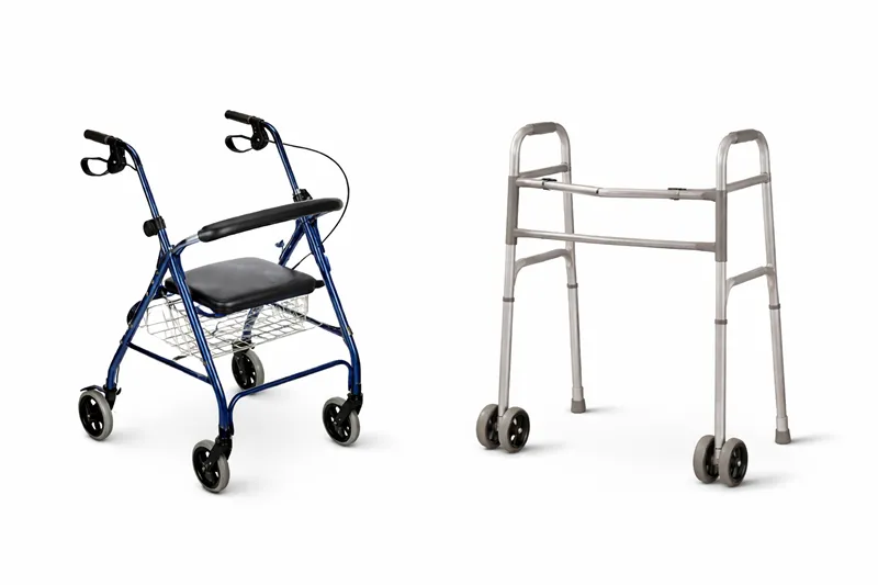 Wheeled Walker vs Rollator Walker