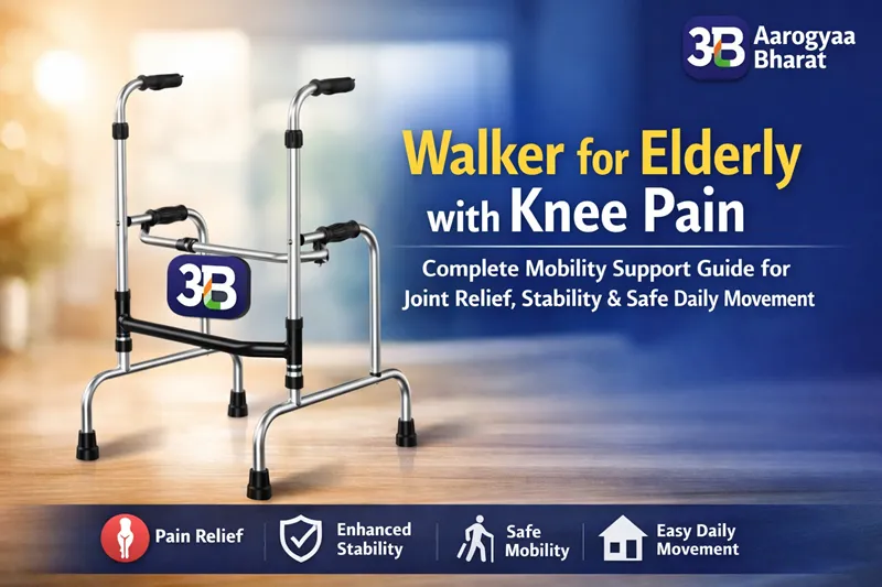 Walker for Elderly with Knee Pain: Complete Mobility Support Guide for Joint Relief, Stability & Safe Daily Movement | Aarogyaa Bharat