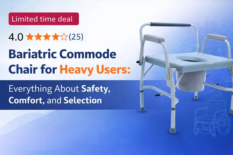 Bariatric Commode Chair for Heavy User