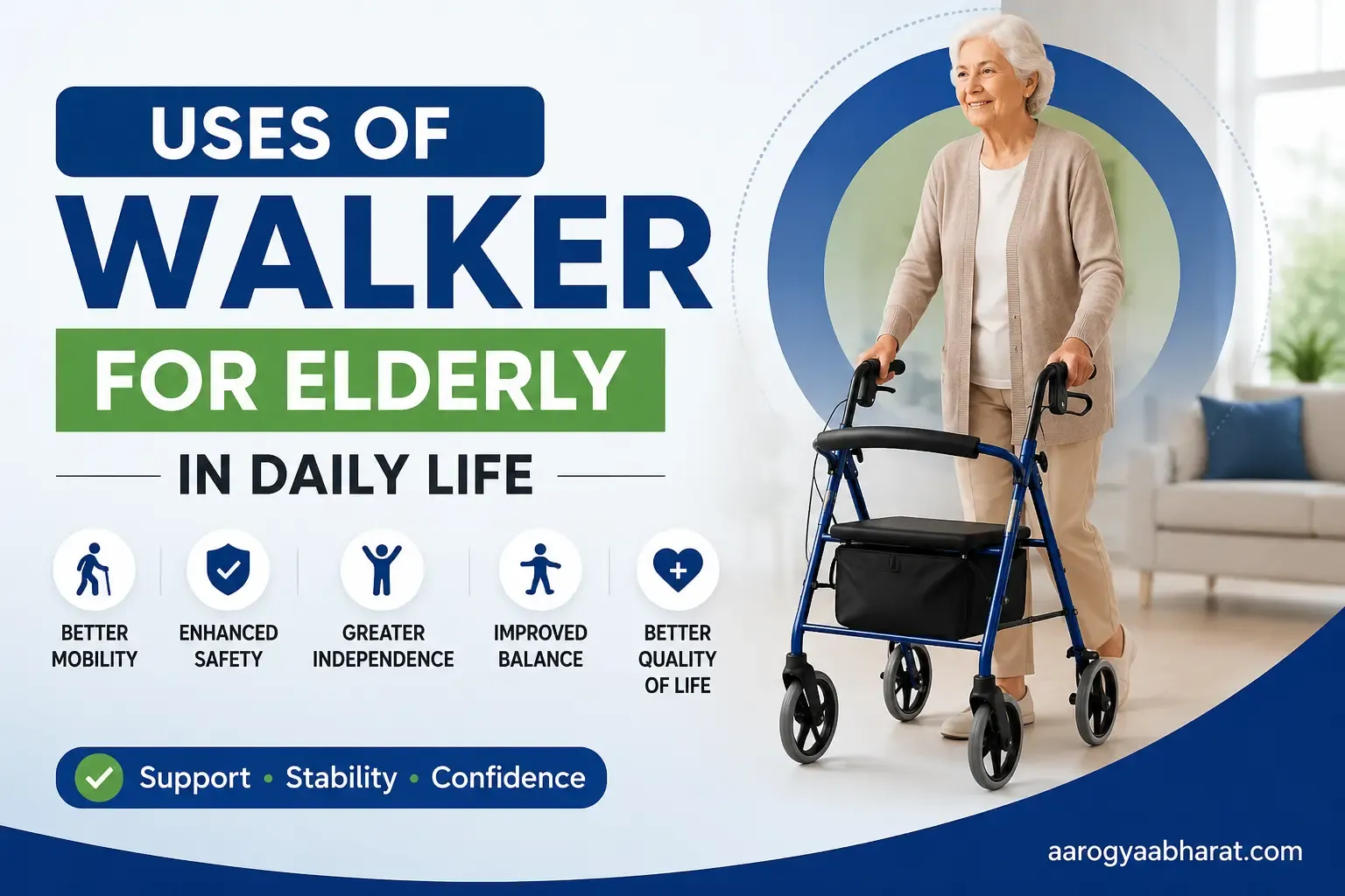 Uses of Walker for Elderly in Daily Life