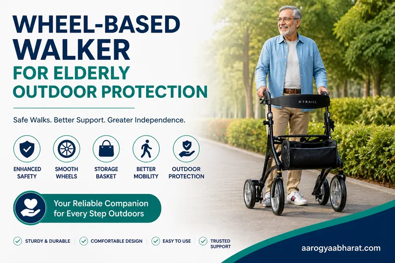 Wheel-Based Walker for Elderly Outdoor Protection