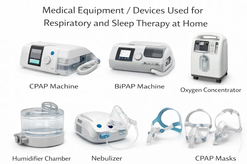 Medical Equipment / Devices Used for Respiratory and Sleep Therapy at Home