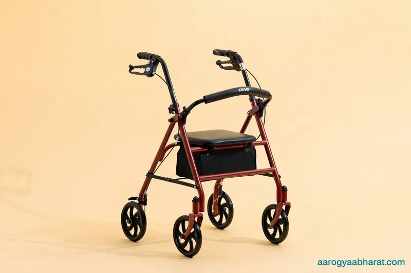 Wheeled Walker for Seniors with Low Energy: Complete Mobility Support Guide for Fatigue Relief & Safe Daily Movement | Aarogyaa Bharat