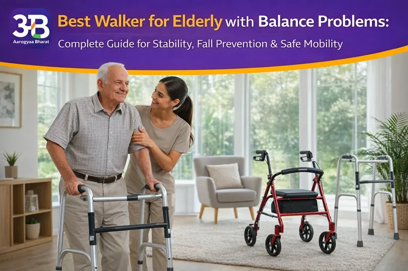 Best Walker for Elderly with Balance Problems: Complete Guide for Stability, Fall Prevention & Safe Mobility | Aarogyaa Bharat