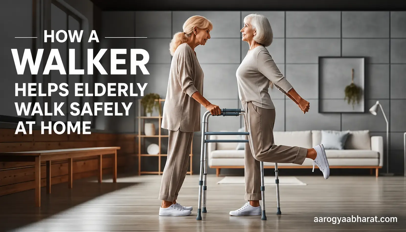 How a Walker Helps Elderly Walk Safely at Home