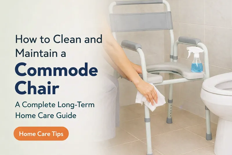 How to Clean and Maintain a Commode Chair