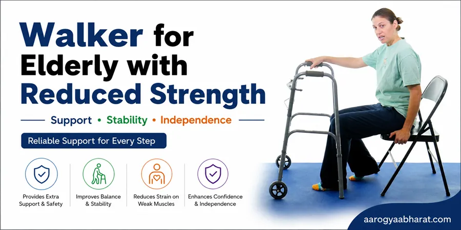 Walker for Elderly with Reduced Mobility Power