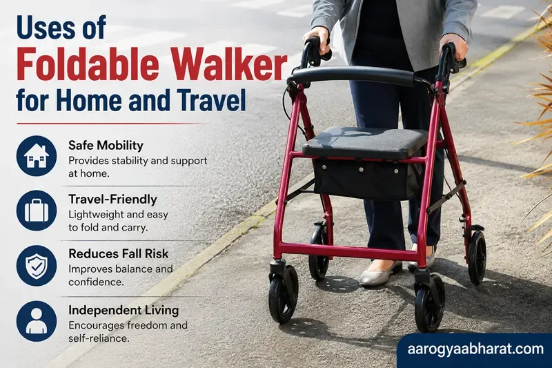 Uses of Foldable Walker for Home and Travel