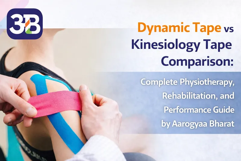 Dynamic Tape vs Kinesiology Tape Comparison: Complete Physiotherapy, Rehabilitation, and Performance Guide by Aarogyaa Bharat