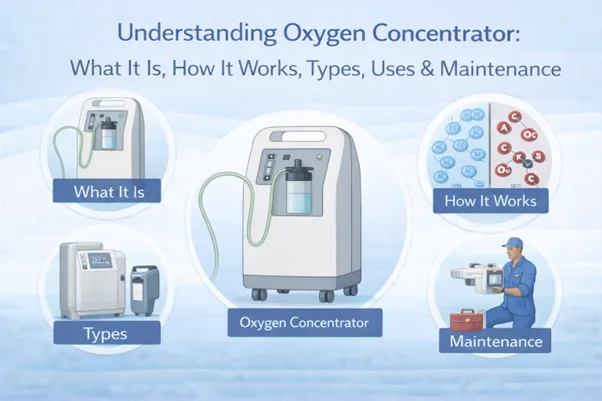 Understanding Oxygen Concentrator: What It Is, How It Works, Types, Uses & Maintenance