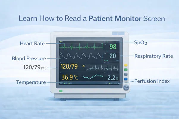 Learn How to Read a Patient Monitor Screen