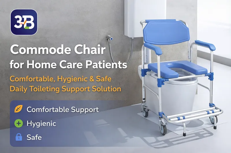 Commode Chair for Home Care Patients: Comfortable, Hygienic & Safe Daily Toileting Support Solution