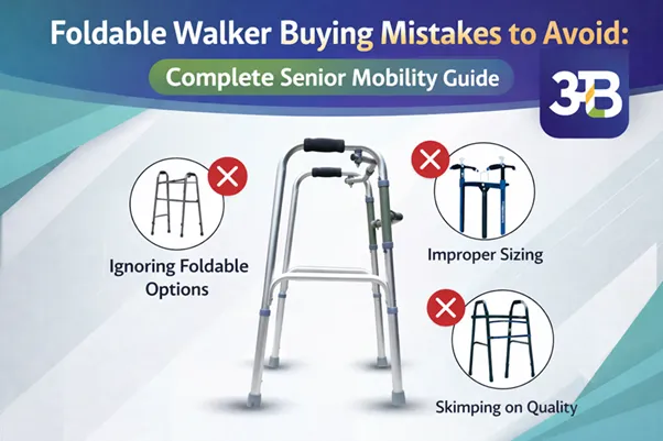 Foldable Walker Buying Mistakes to Avoid: Complete Senior Mobility Guide | Aarogyaa Bharat