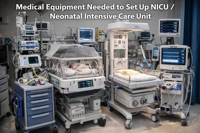 Medical Equipment Needed to Set Up NICU / Neonatal Intensive Care Unit
