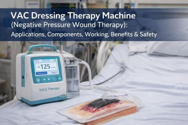 VAC Dressing Therapy Machine (Negative Pressure Wound Therapy): Applications, Components, Working, Benefits & Safety
