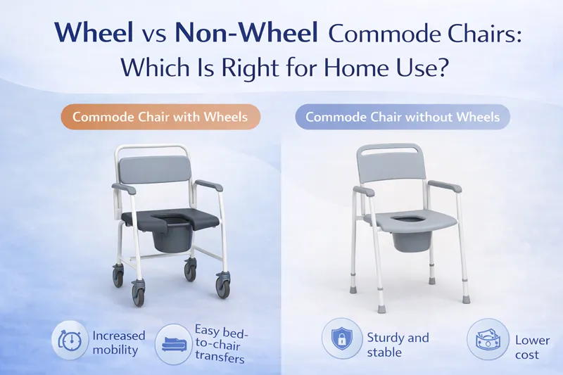 Wheel vs Non-Wheel Commode Chairs: Which Is Right for Home Use?