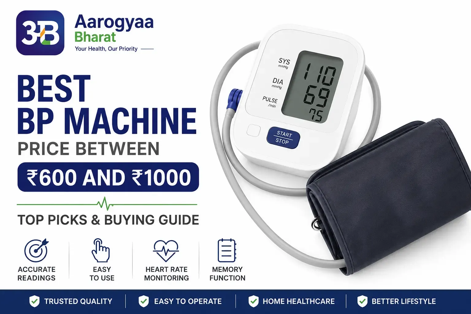 Best BP Machine Price Between ₹600 and ₹1000: Top Picks & Buying Guide