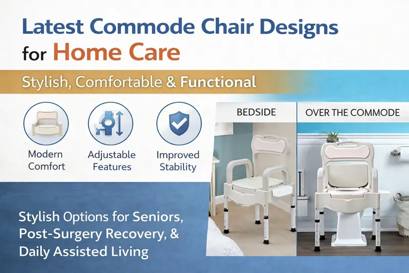 Latest Commode Chair Designs for Home Care