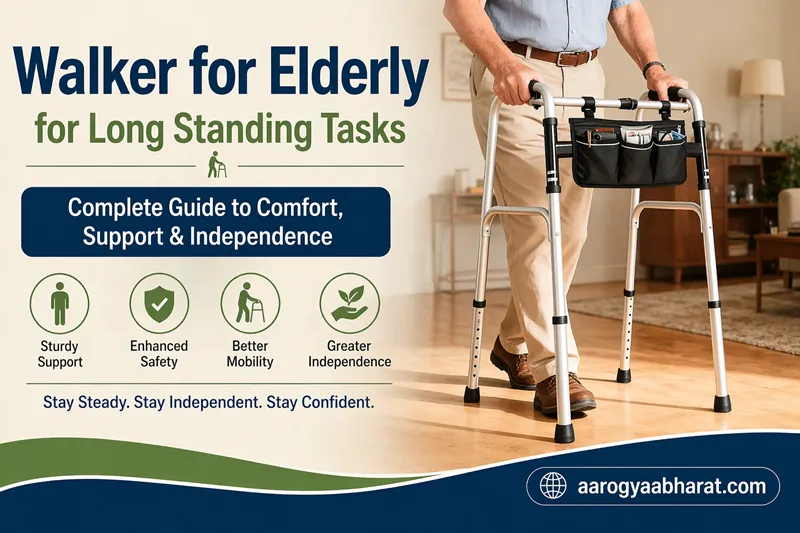 Walker for Elderly for Long Standing Tasks