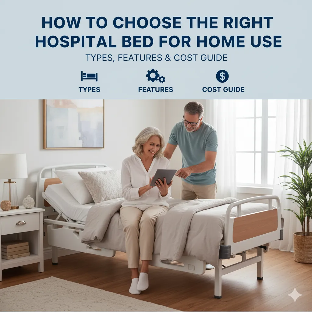 How to Choose the Right Hospital Bed for Home Use: Types, Features & Cost Guide