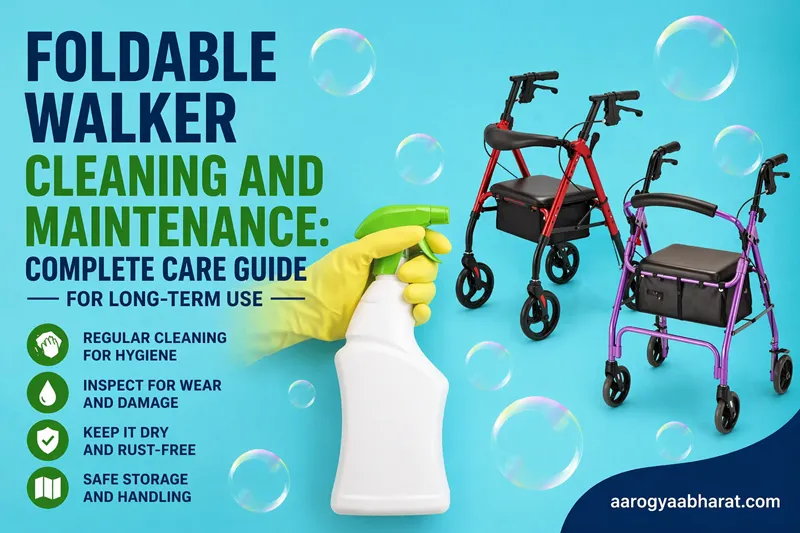 Foldable Walker Cleaning and Maintenance: Complete Care Guide for Long-Term Use