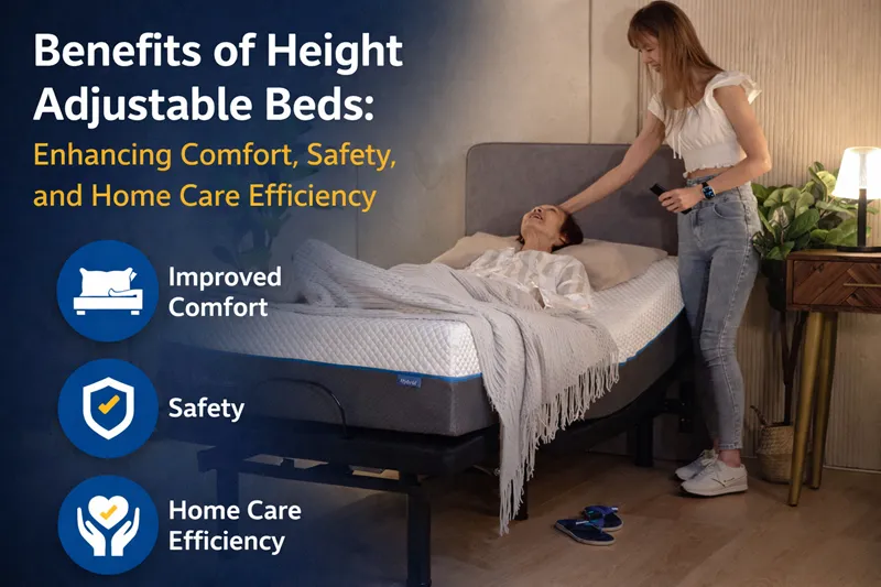Benefits of Height Adjustable Beds: Enhancing Comfort, Safety, and Home Care Efficiency
