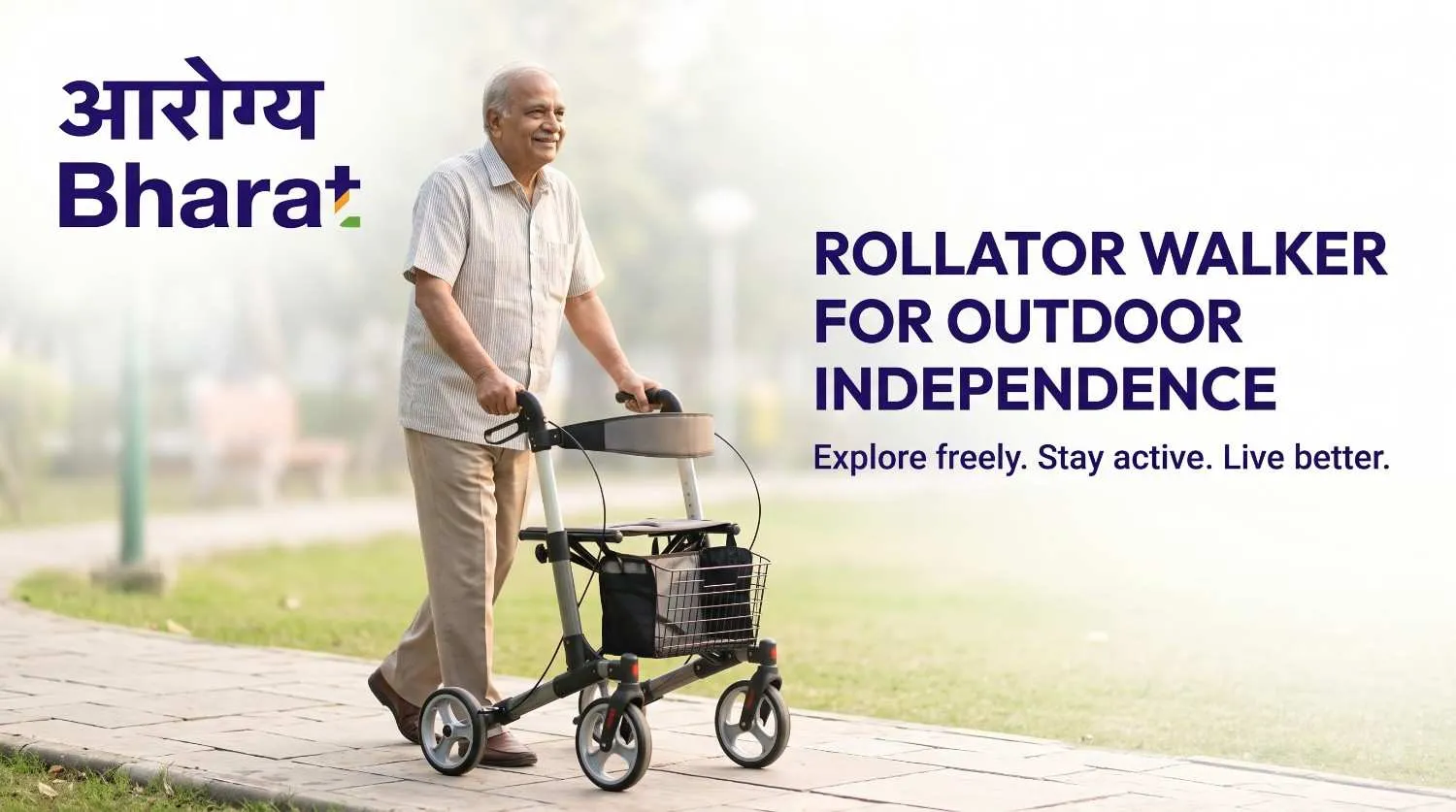 Uses of Rollator Walker for Outdoor Independence