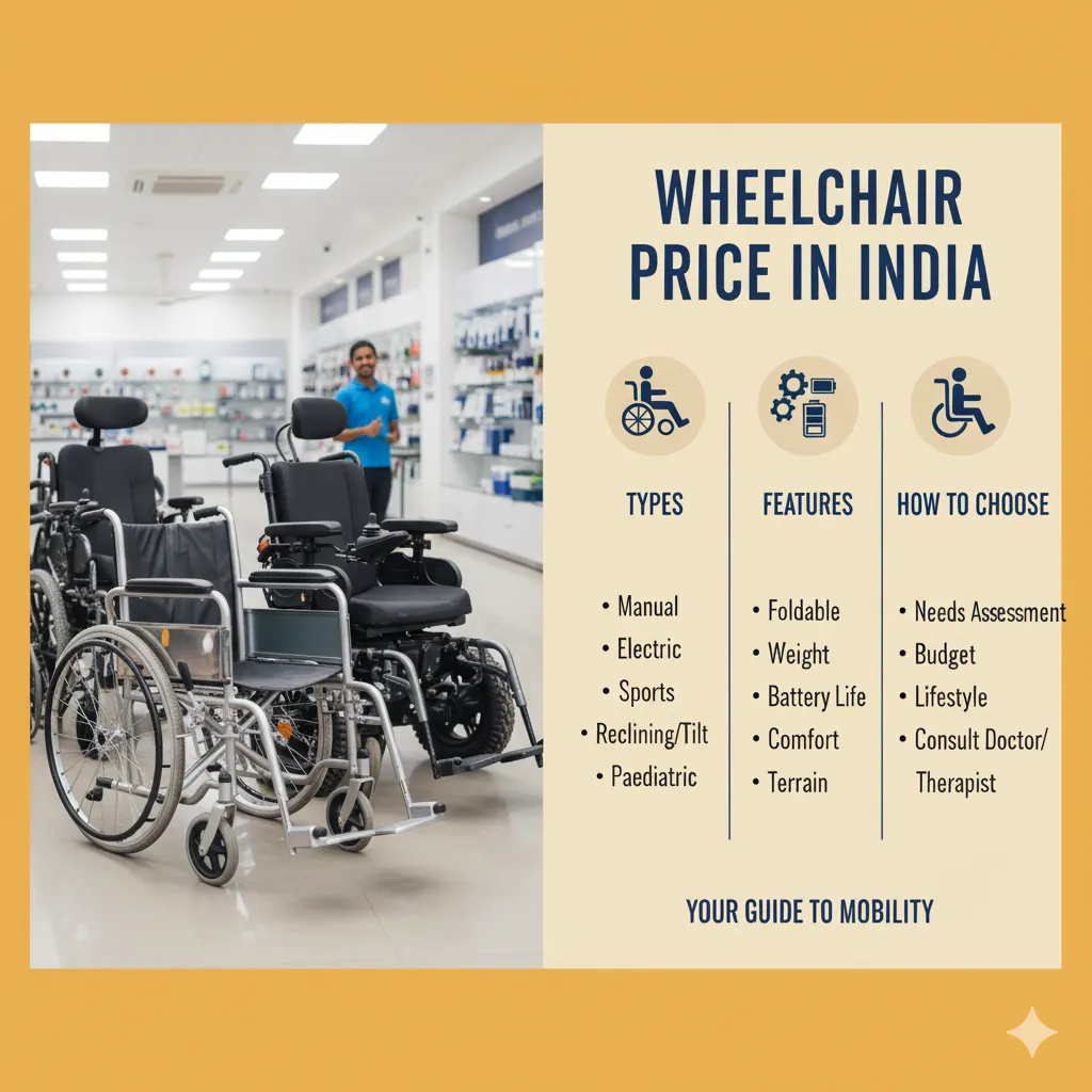 Wheelchair Price in India: Types, Features, and How to Choose the Right One