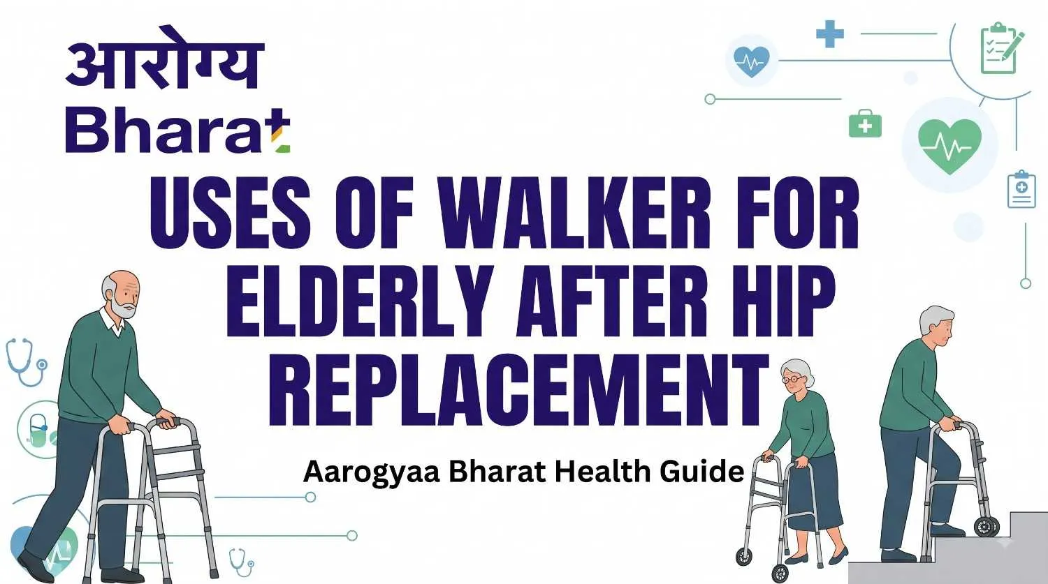 Uses of Walker for Elderly After Hip Replacement