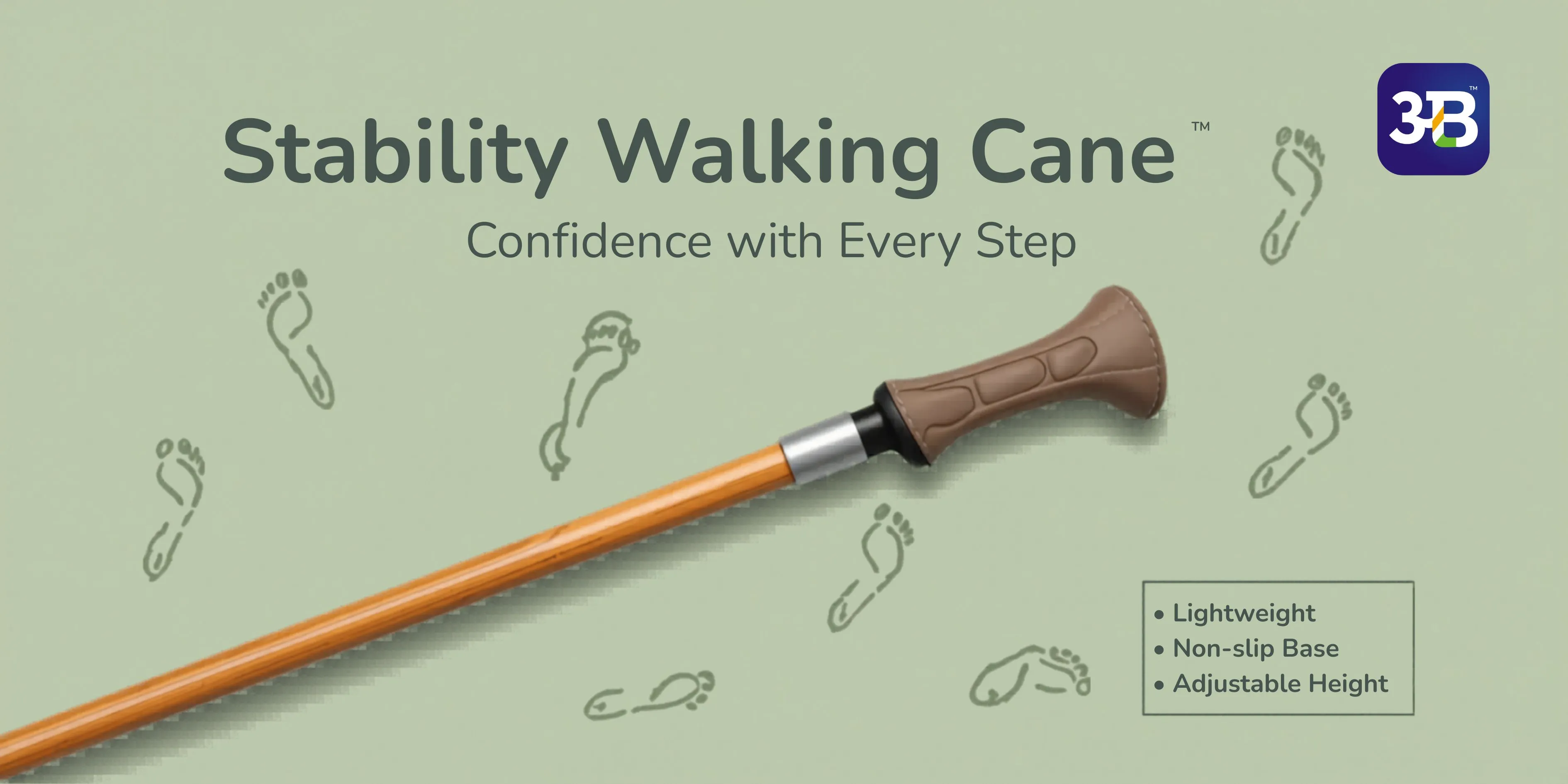 Stability Walking Cane for Older Adults