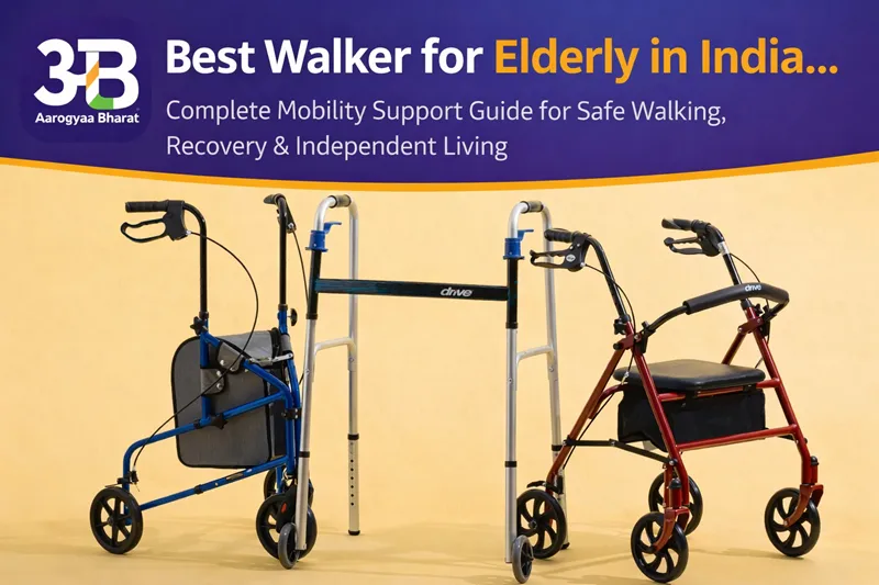 Best Walker for Elderly in India: Complete Mobility Support Guide for Safe Walking, Recovery & Independent Living | Aarogyaa Bharat