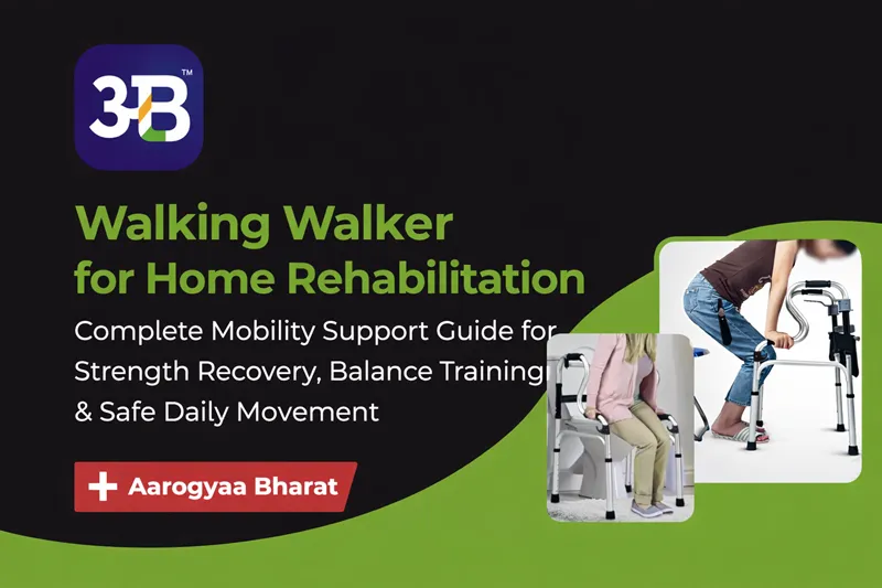 Walking Walker for Home Rehabilitation: Complete Mobility Support Guide for Strength Recovery, Balance Training & Safe Daily Movement | Aarogyaa Bharat
