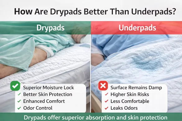 Drypads vs Underpads: Which Protects Better & Why