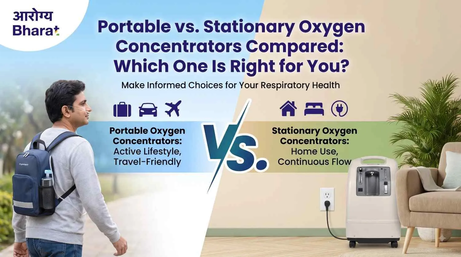 Portable vs. Stationary Oxygen Concentrators Compared: Which One Is Right for You?