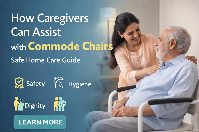 How Caregivers Can Assist with Commode Chairs