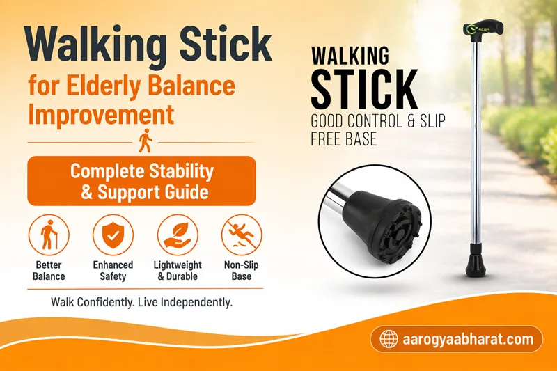 Walking Stick for Elderly Balance Improvement