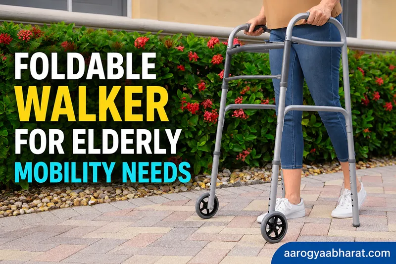 Foldable Walker for Elderly Mobility Needs: Complete Comfort & Safety Guide