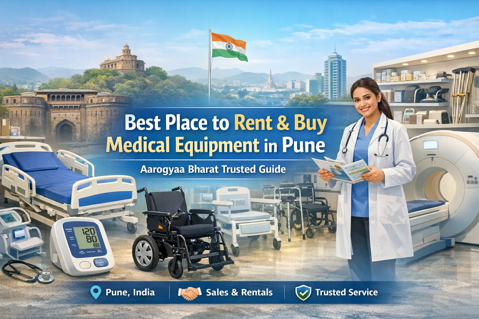 Best Place to Rent & Buy Medical Equipment in Pune – Aarogyaa Bharat Trusted Guide