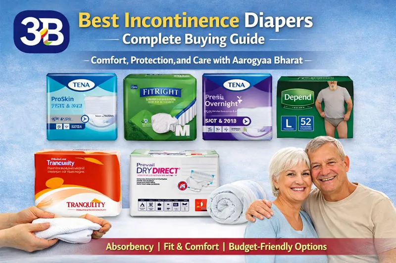 Best Incontinence Diapers Complete Buying Guide - Comfort, Protection, and Care with Aarogyaa Bharat