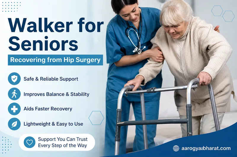 Walker for Seniors Recovering from Hip Surgery