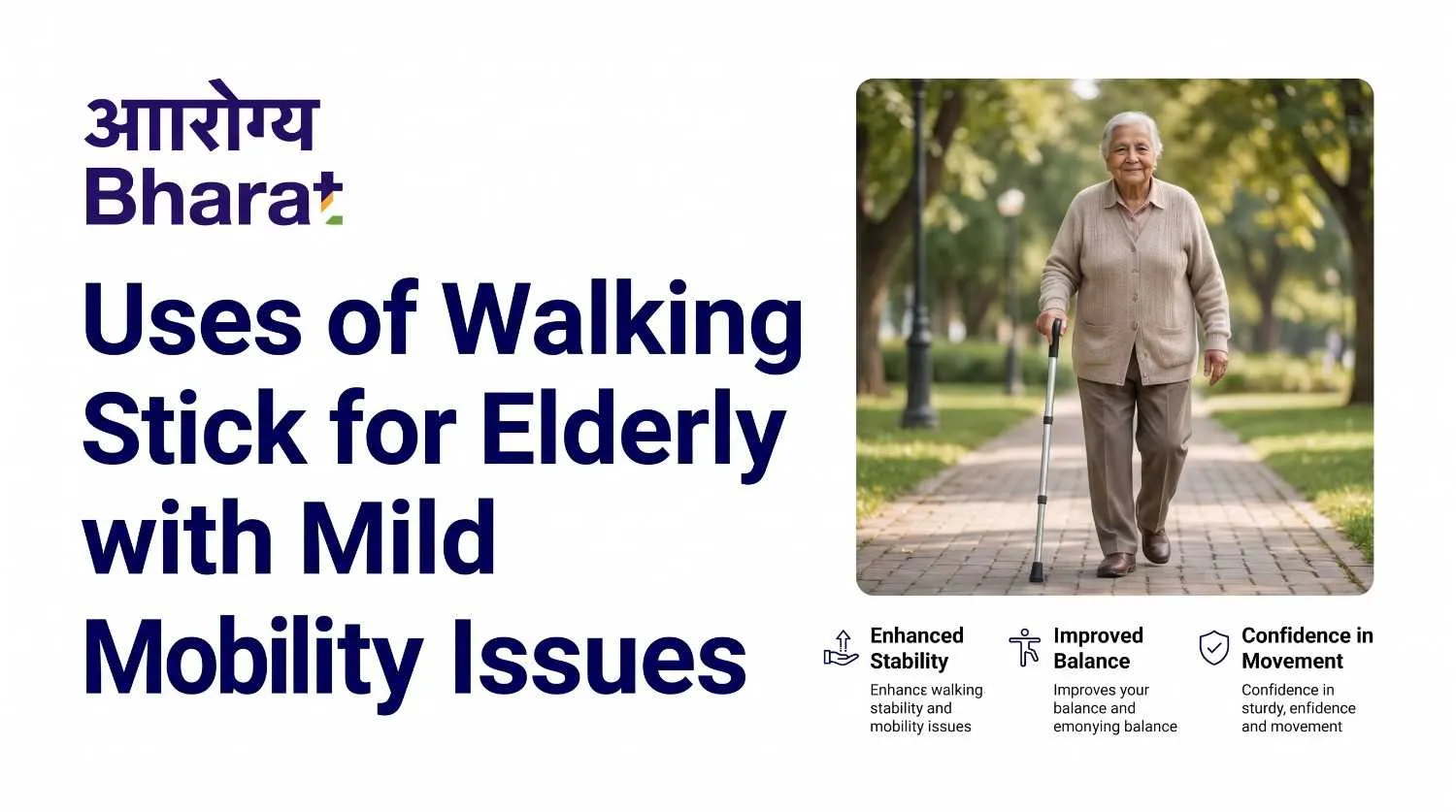Walking Stick for Elderly with Mild Mobility Issues