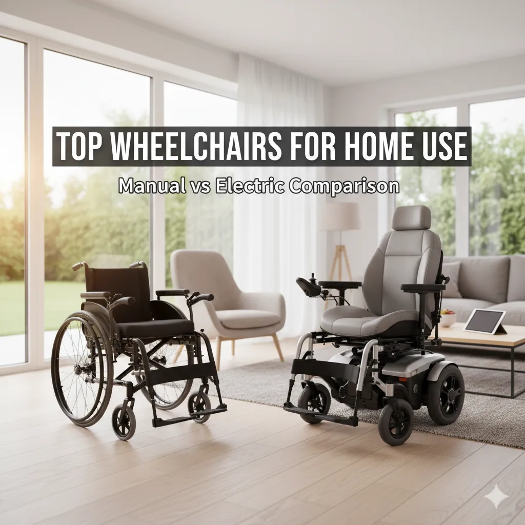 Top Wheelchairs for Home Use: Manual vs Electric Comparison