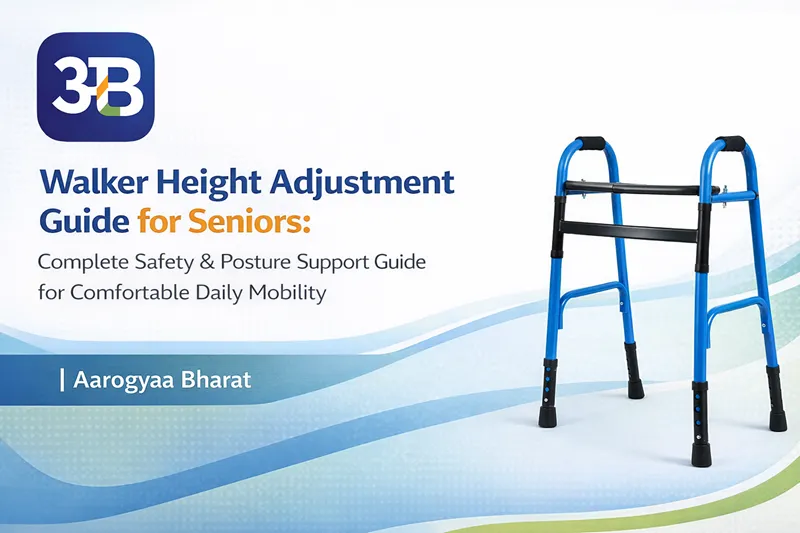 Walker Height Adjustment Guide for Seniors: Complete Safety & Posture Support Guide for Comfortable Daily Mobility | Aarogyaa Bharat