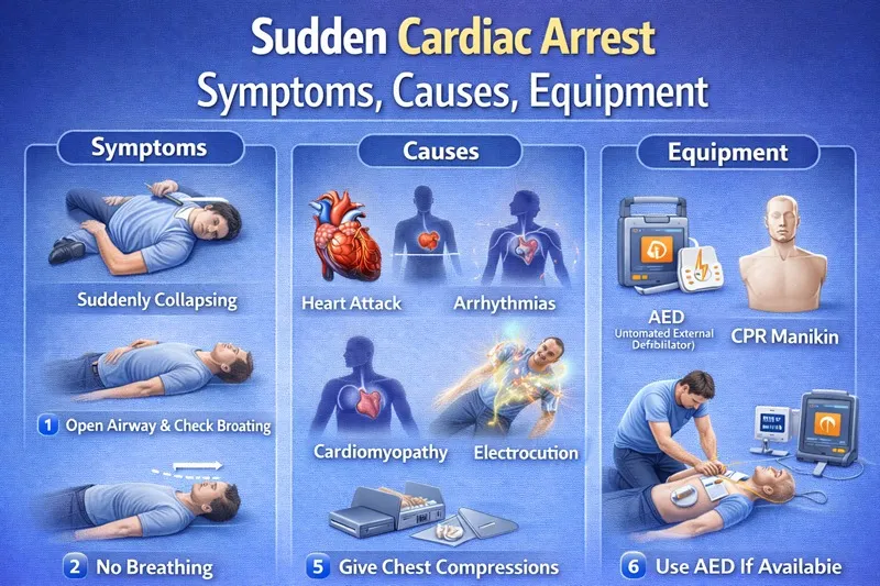 Sudden Cardiac Arrest - Symptoms, Causes, Equipment