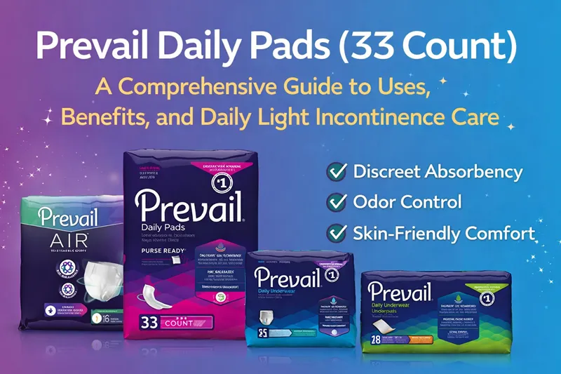Prevail Daily Pads (33 Count)