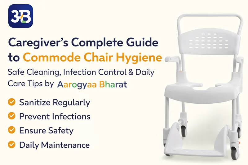 Caregiver’s Complete Guide to Commode Chair Hygiene: Safe Cleaning, Infection Control & Daily Care Tips by Aarogyaa Bharat