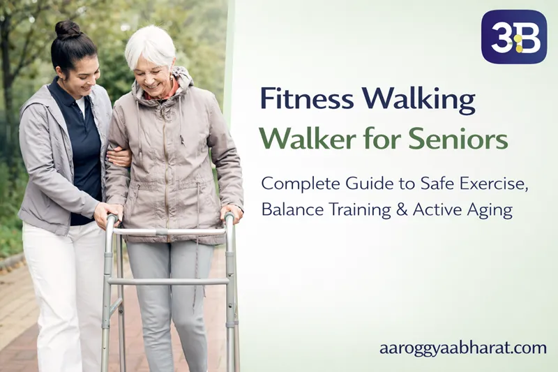 Fitness Walking Walker for Seniors: Complete Guide to Safe Exercise, Balance Training & Active Aging | Aarogyaa Bharat